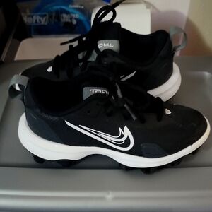 Nike Black and White Sports Cleats